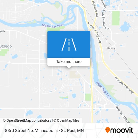 83rd Street Ne map