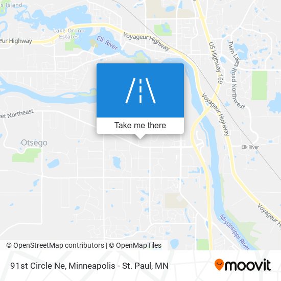 Mapa de 91st Circle Ne