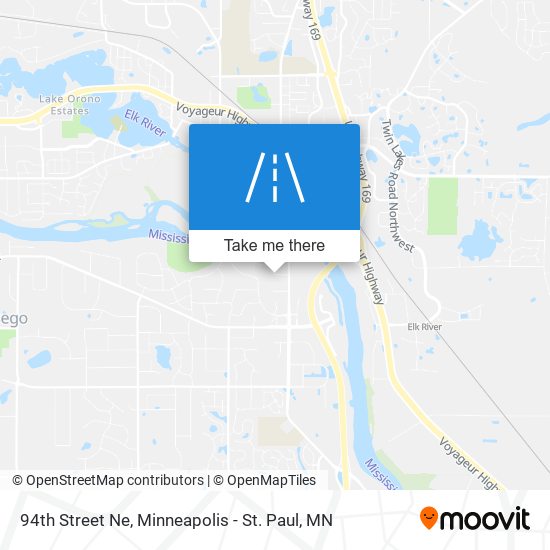 Mapa de 94th Street Ne