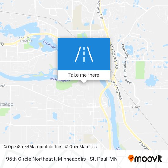 Mapa de 95th Circle Northeast