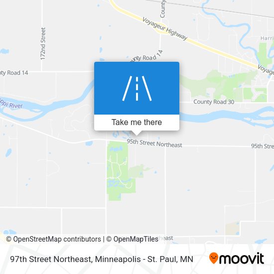 97th Street Northeast map
