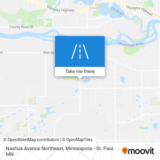 Nashua Avenue Northeast map