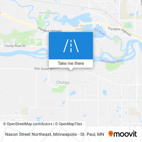 Nason Street Northeast map