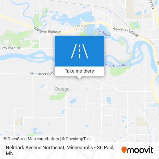 Nelmark Avenue Northeast map