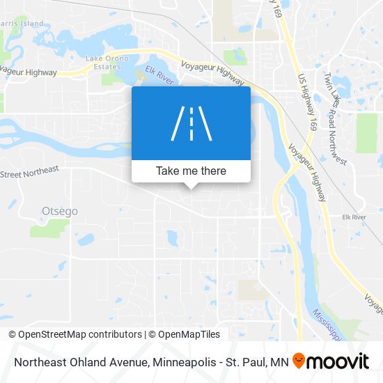 Northeast Ohland Avenue map