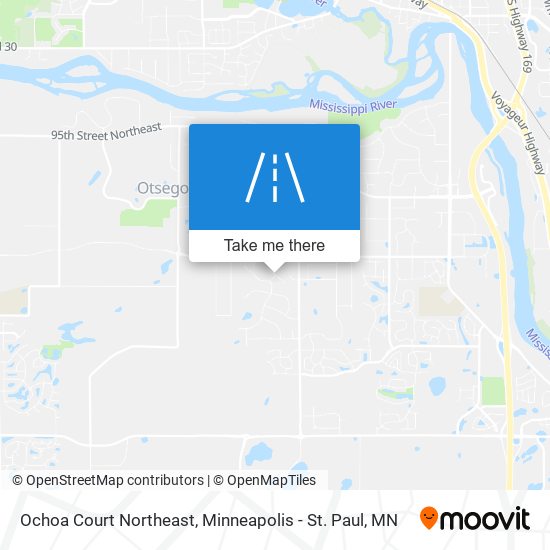 Ochoa Court Northeast map
