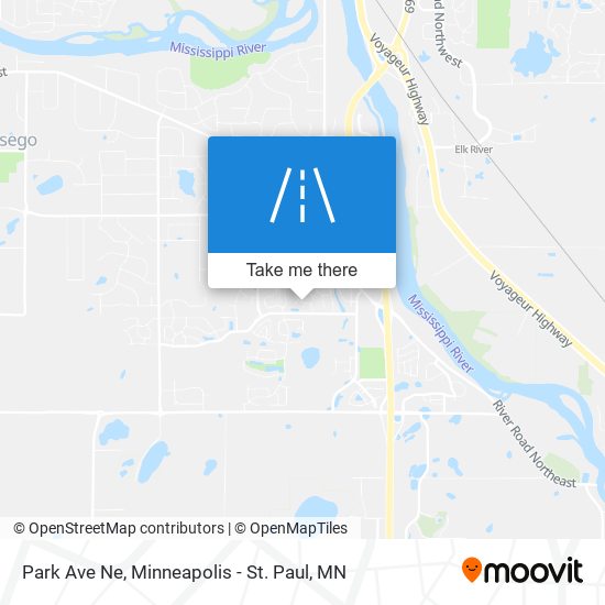 Park Ave Ne map