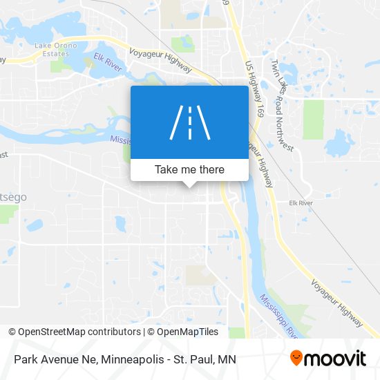 Park Avenue Ne map