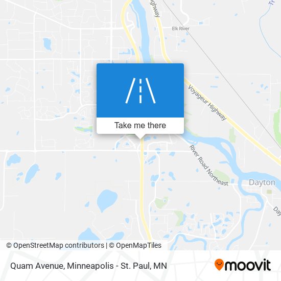 Mapa de Quam Avenue