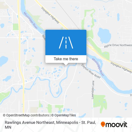 Rawlings Avenue Northeast map