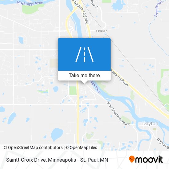 Mapa de Saintt Croix Drive