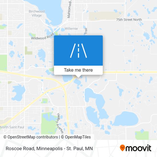 Roscoe Road map