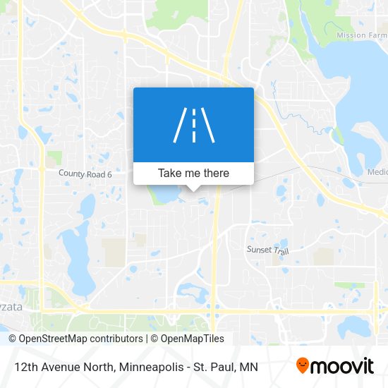 12th Avenue North map