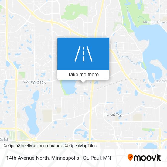 14th Avenue North map