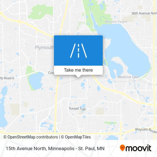 15th Avenue North map