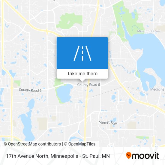 17th Avenue North map