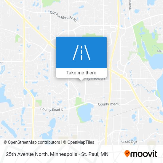 25th Avenue North map