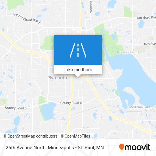 26th Avenue North map