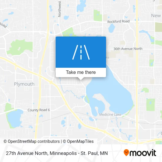 27th Avenue North map