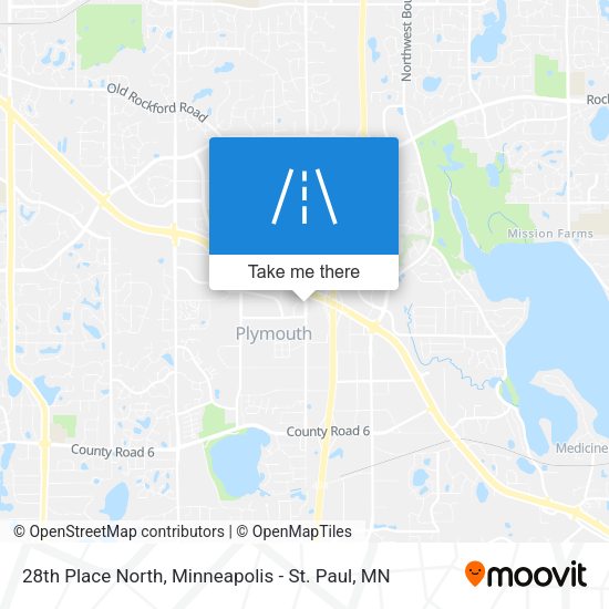 Mapa de 28th Place North
