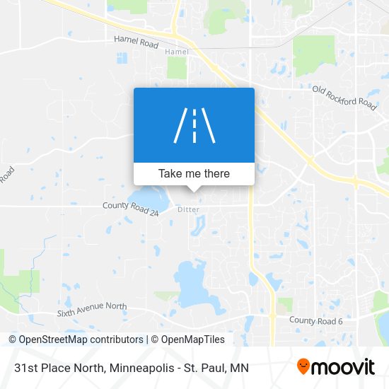 31st Place North map