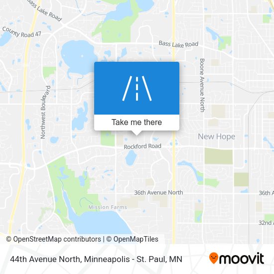 Mapa de 44th Avenue North