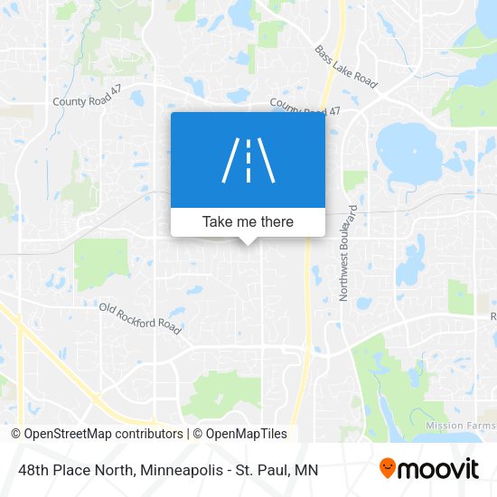 Mapa de 48th Place North