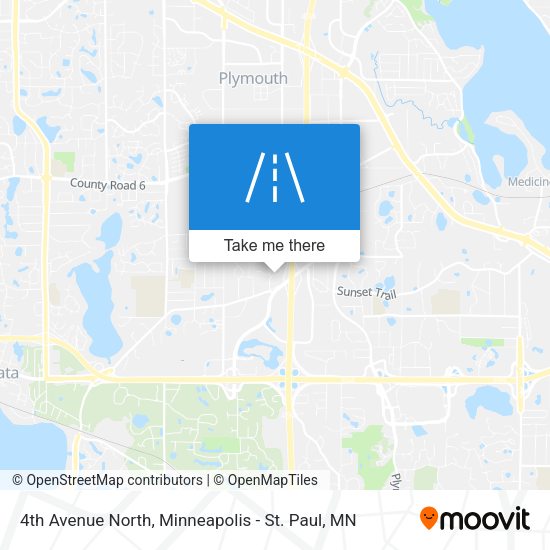 4th Avenue North map