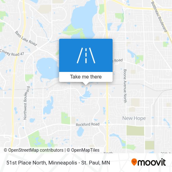 Mapa de 51st Place North