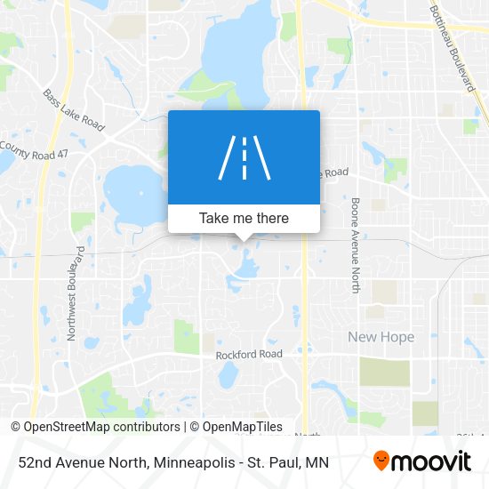 52nd Avenue North map