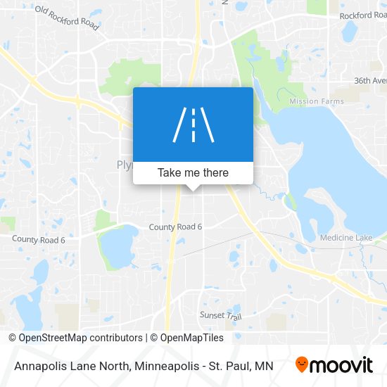 Mapa de Annapolis Lane North