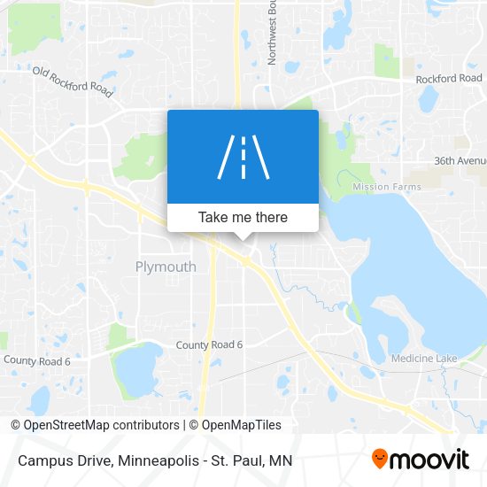 Campus Drive map