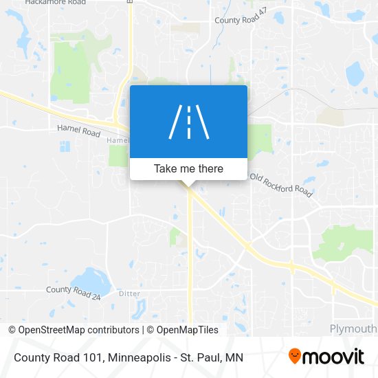 Mapa de County Road 101