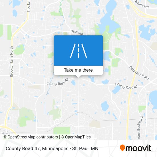 Mapa de County Road 47
