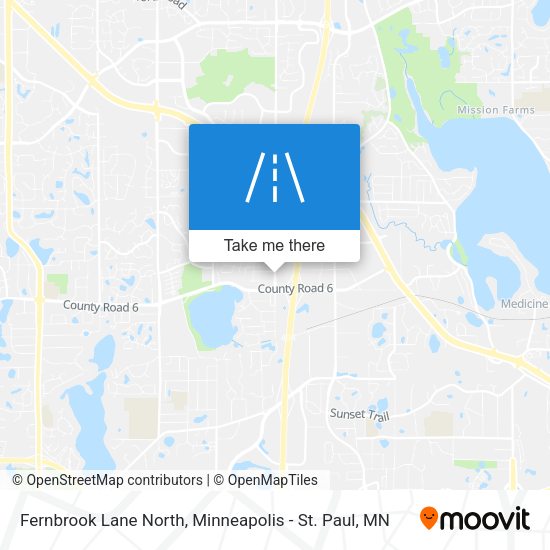 Mapa de Fernbrook Lane North