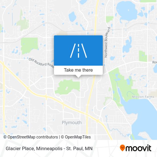 Mapa de Glacier Place