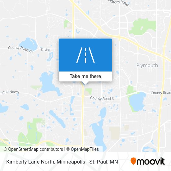 Kimberly Lane North map