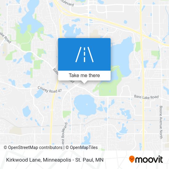 Kirkwood Lane map