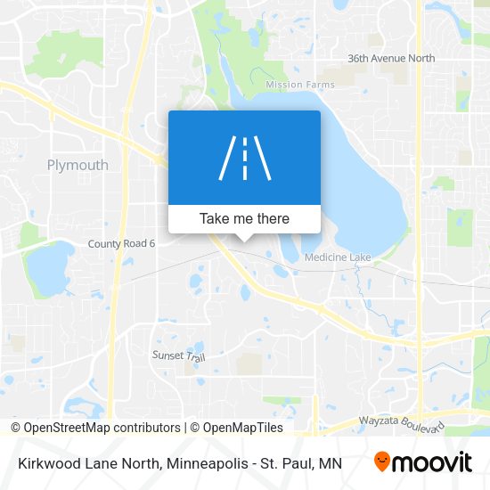 Mapa de Kirkwood Lane North