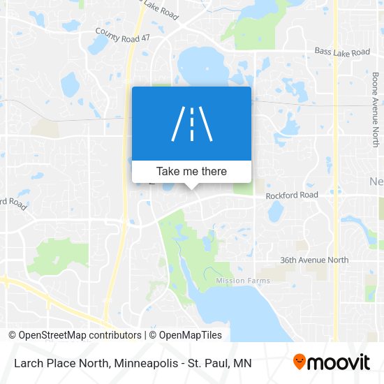Larch Place North map