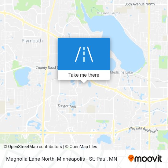 Mapa de Magnolia Lane North