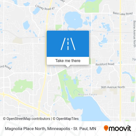 Magnolia Place North map