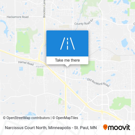 Narcissus Court North map