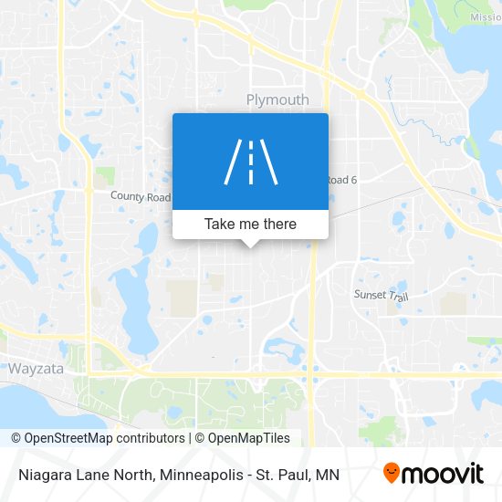 Niagara Lane North map