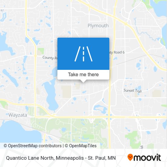 Quantico Lane North map