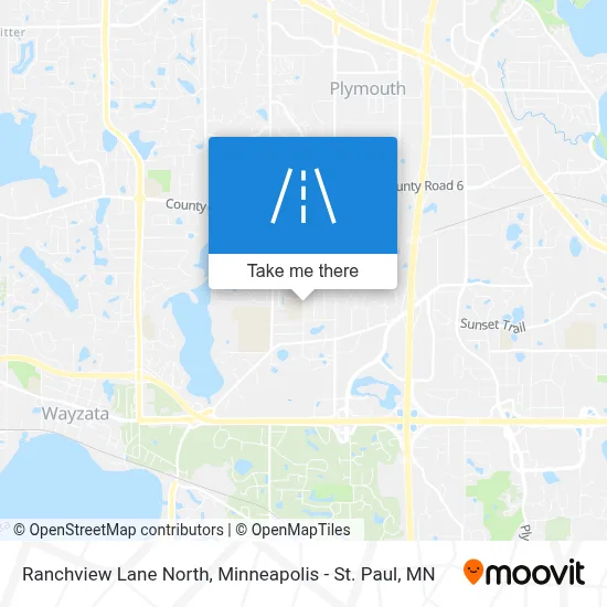 Ranchview Lane North map