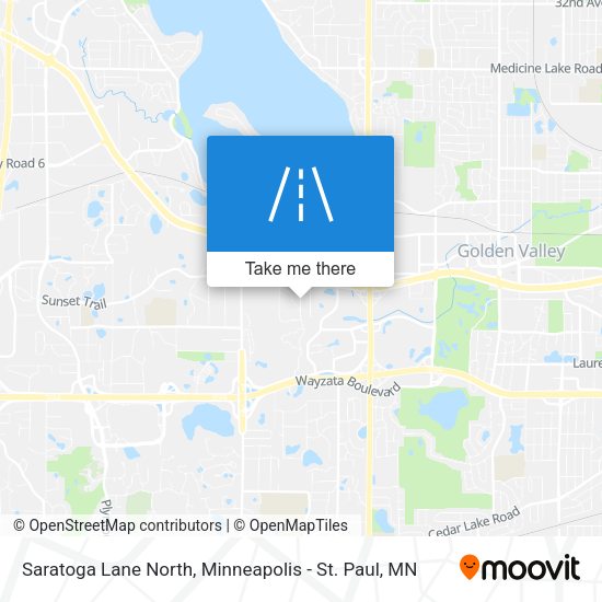 Mapa de Saratoga Lane North