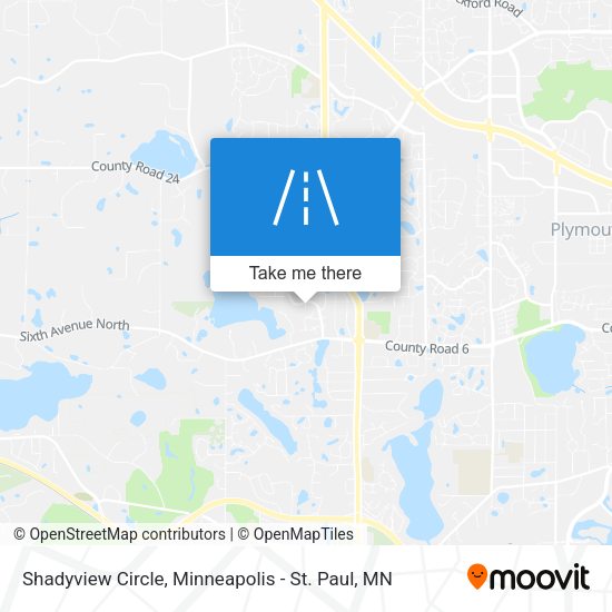 Shadyview Circle map