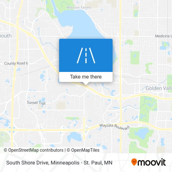 South Shore Drive map