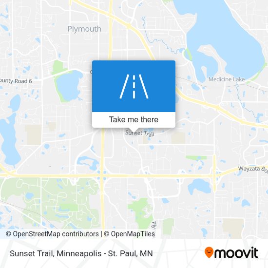 Sunset Trail map